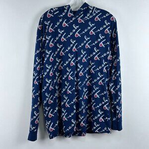 Launder Men's Fresh All Over Print Light Weight Long Sleeve Hoodie